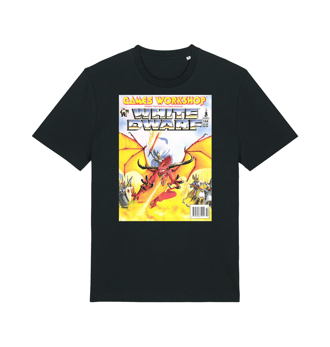 Black Printed T-shirt Front